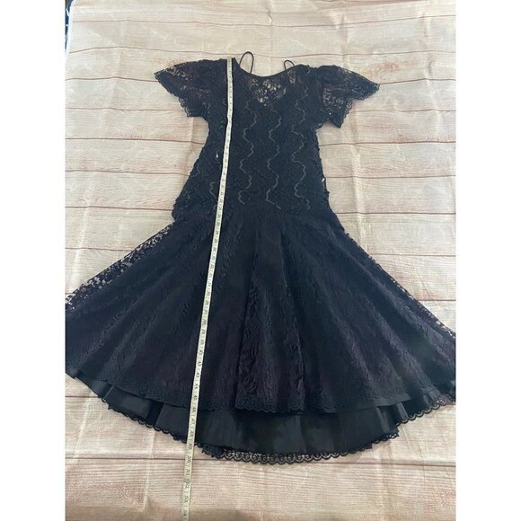 Vintage HW Collections Drop Waist Sequin Mermaid Style Cocktail Dress - 11-12 - Picture 2 of 14